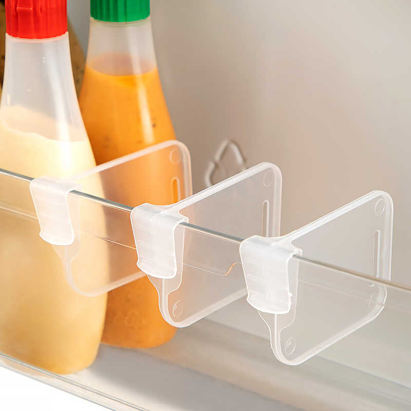 Kitchen Gadgets Aliexpress - 効率的な冷蔵庫キッチンオーガナイザー棚収納ディバイダー、卵、ボトル、その他のアイテムオーガナイザーキッチン冷蔵庫用