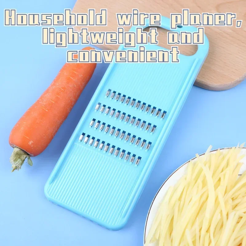 Household Kitchen Gadgets Vegetable Cutter Silk Cutter - おろし金 野菜スライサー ニンジン 韓国キャベツ フードプロセッサー 手動カッター