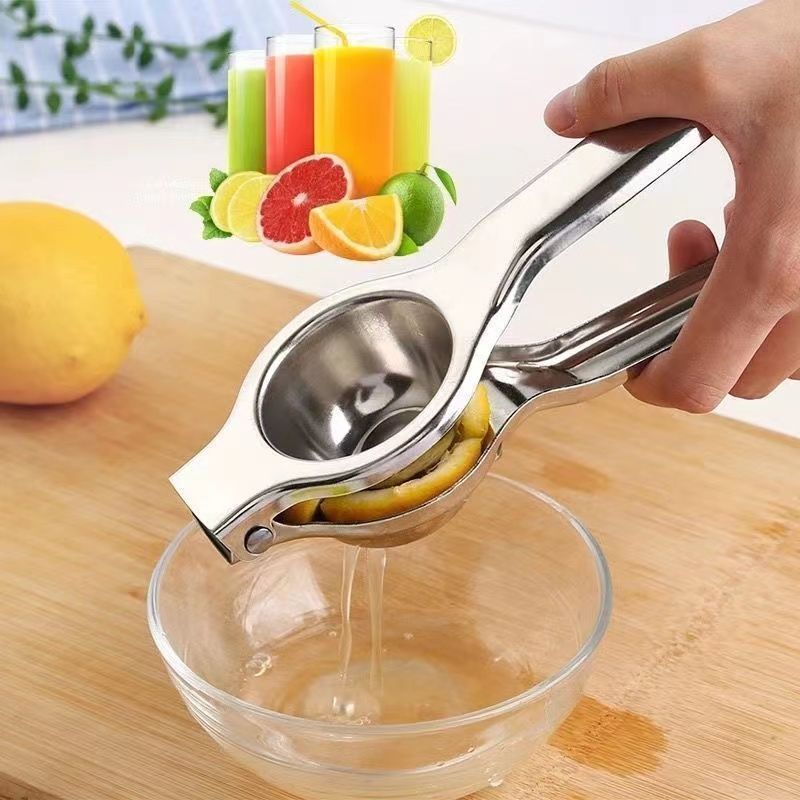 Citrus Lemon Squeezer - 1 個のステンレス鋼レモン絞り器、手動フルーツジューサープレス、家庭用フルーツジュース作り用多目的柑橘類プレス