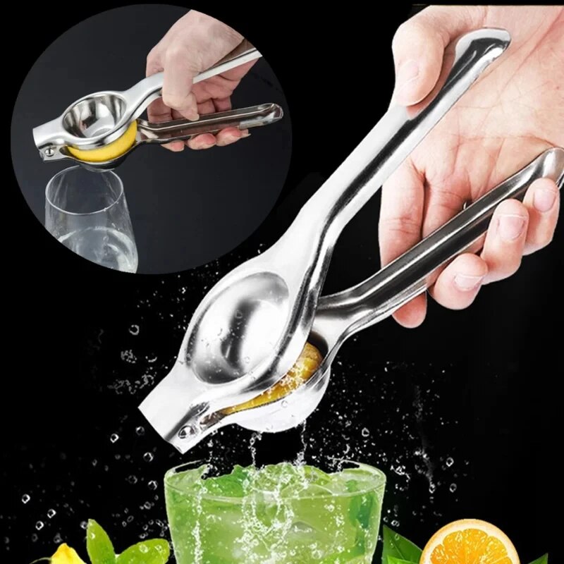 Citrus Lemon Squeezer - レモンスクイーザー ステンレス製 手動ジューサー キッチンアクセサリー フルーツジュースプレッサー シトラスオレンジジューサー