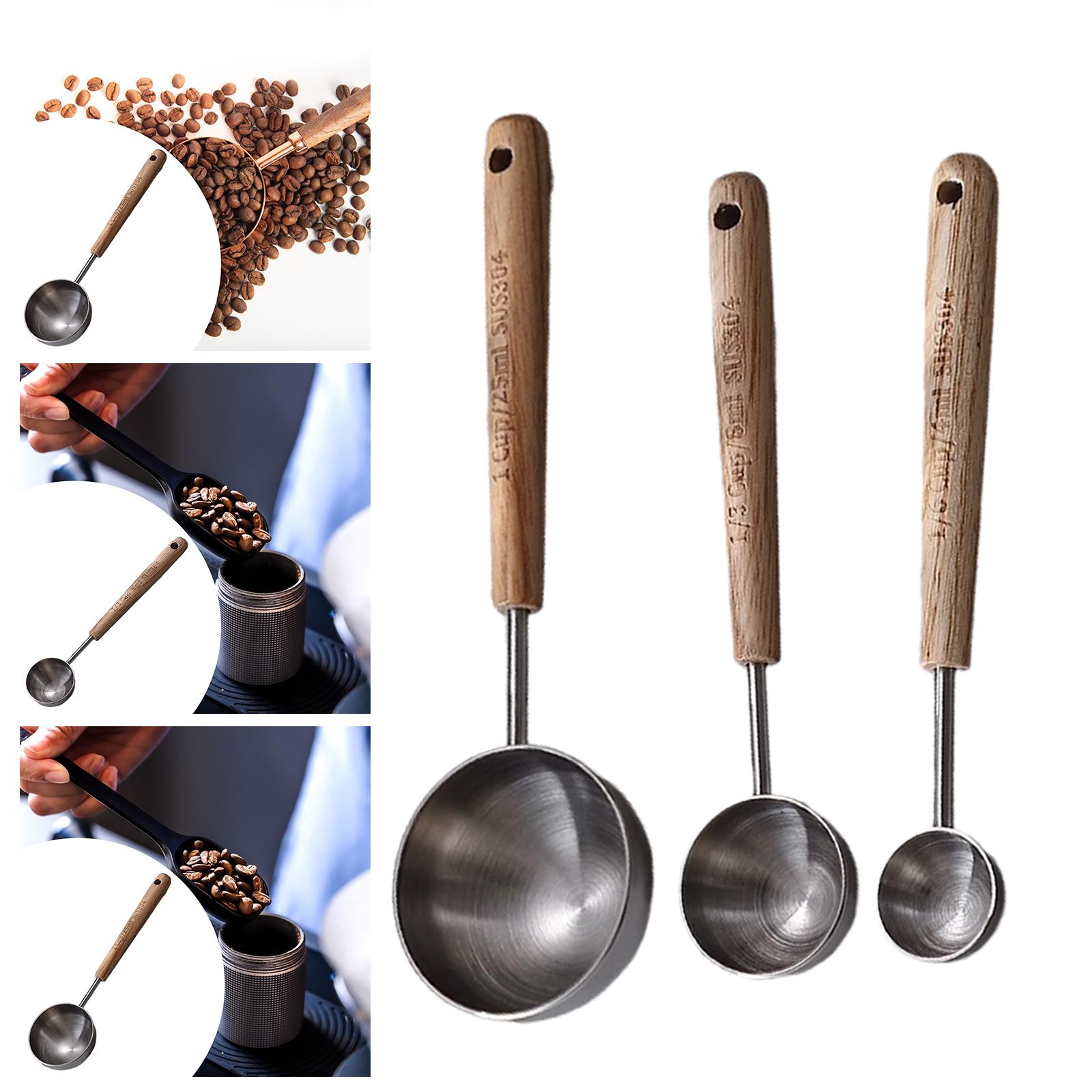 Kitchen Gadgets Vintage - コーヒースクープ 計量カップ アクセサリー ヴィンテージスタイル 木製ハンドル ガジェット