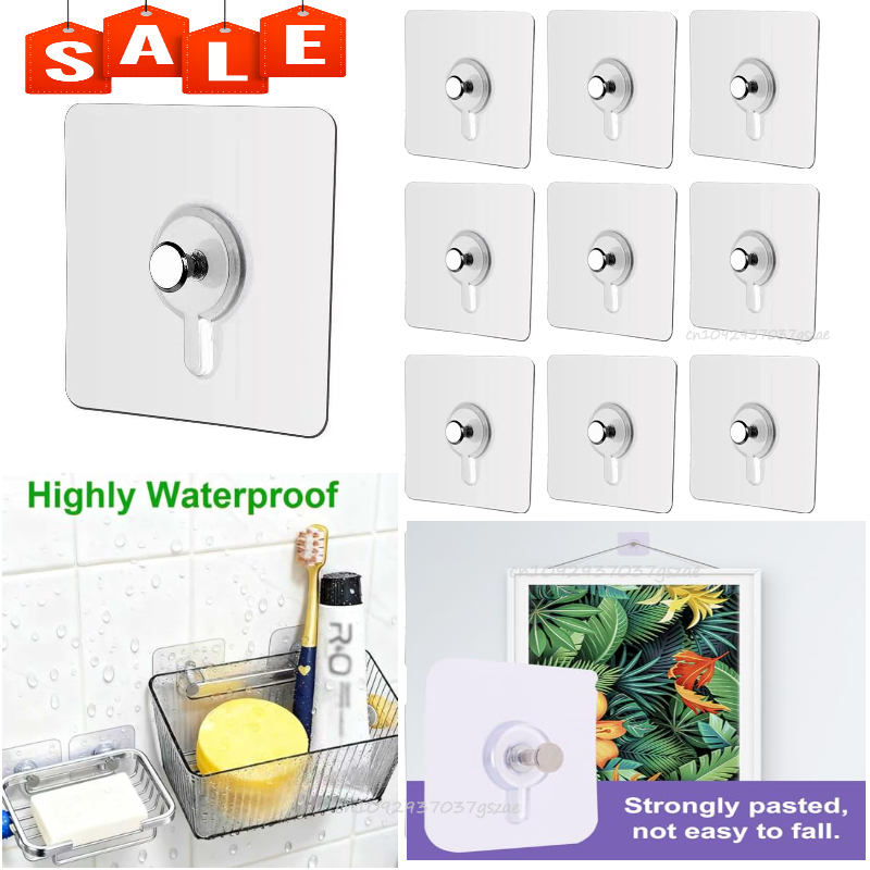 Kitchen Gadgets Under $10 - フォトフレームフック 収納ラック ネジホルダー ドアハンガー 自己粘着式 多機能ガジェットオーガナイザー
