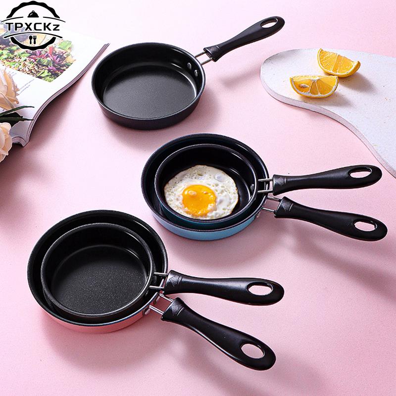 Kitchen Gadgets For Small Kitchens - ミニステンレス鋼鍋,誘導鍋,朝食用,フライパン,長い柄,キッチンガジェット