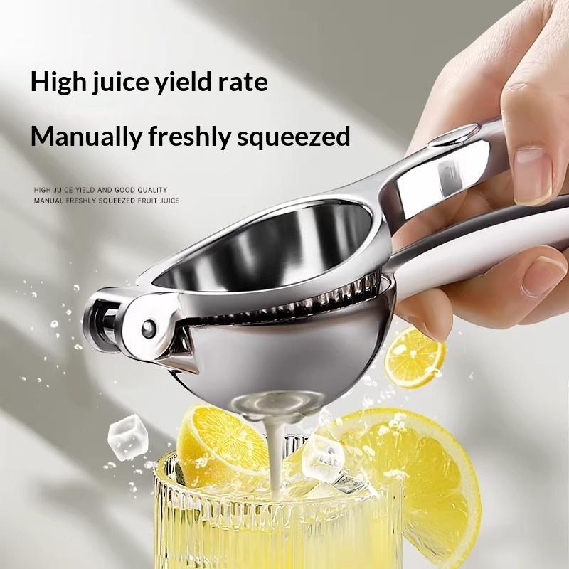 Citrus Lemon Squeezer - 手動柑橘類ジューサー 1個入り 高耐久ステンレス製 ハンドレモン絞り器 家庭用 キッチン
