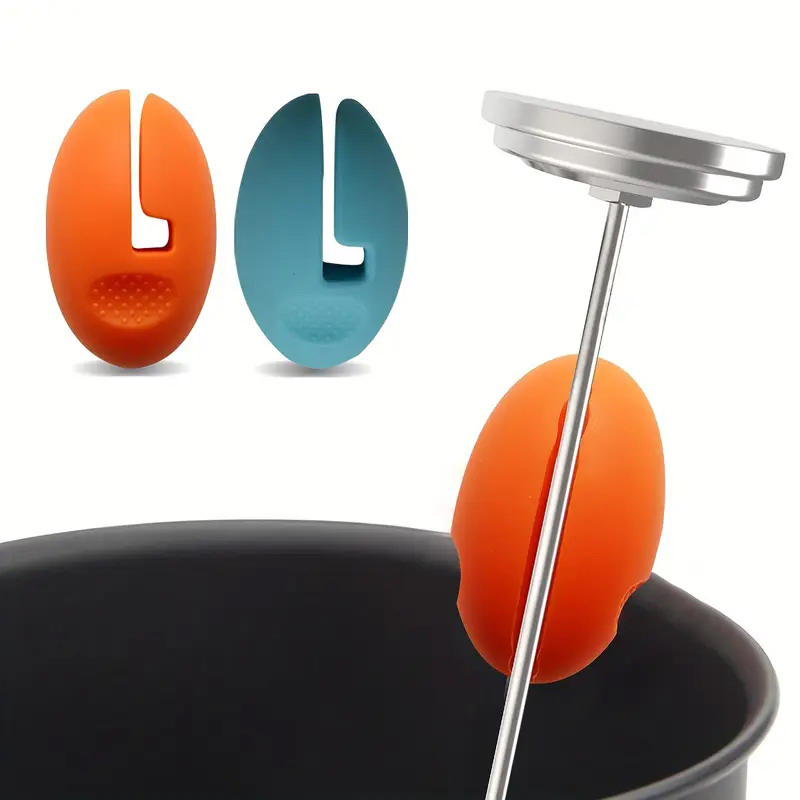 Kitchen Gadgets Holder - シリコンホルダークリップ固定プローブクリップポットキャンディー作り温度プローブポットクリップホルダーキッチンガジェット