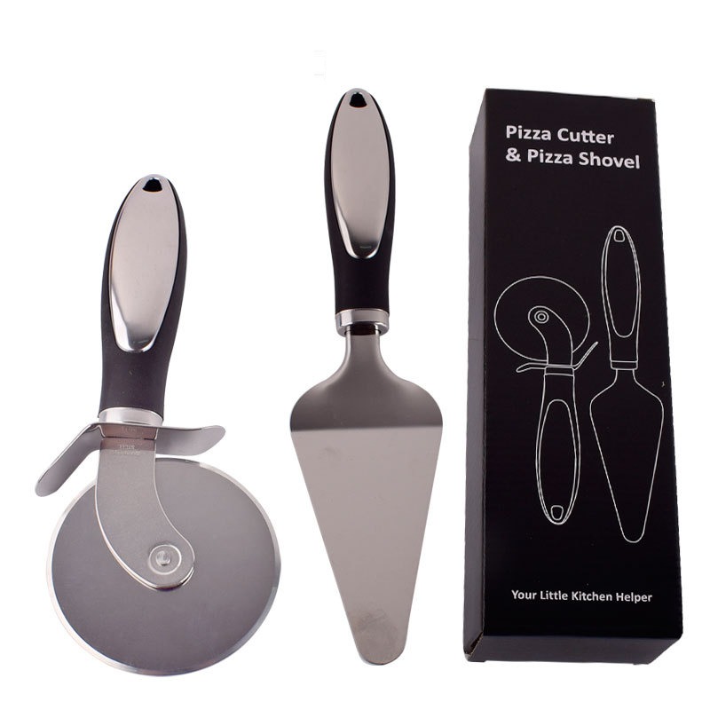 Kitchen Gadgets In China - ステンレス製ピザホイールカッター チーズシャベル スパチュラ キッチンガジェット