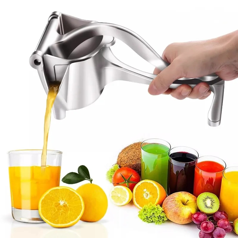 Citrus Lemon Squeezer - 2026年式 手動ジュース絞り器 アルミ合金製 ハンドプレッシャージューサー ザクロ オレンジ