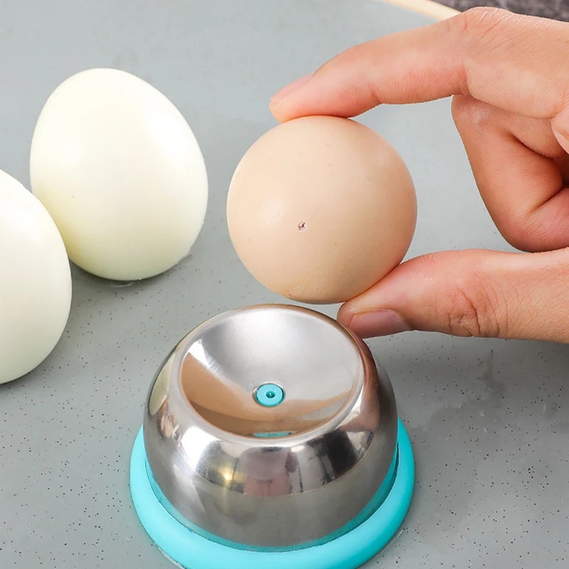 Kitchen Gadgets In China - ゆで卵用エッグピアサー 穴あけ器 ステンレス製針 エッグセパレーター ピアシングツール キッチンガジェット