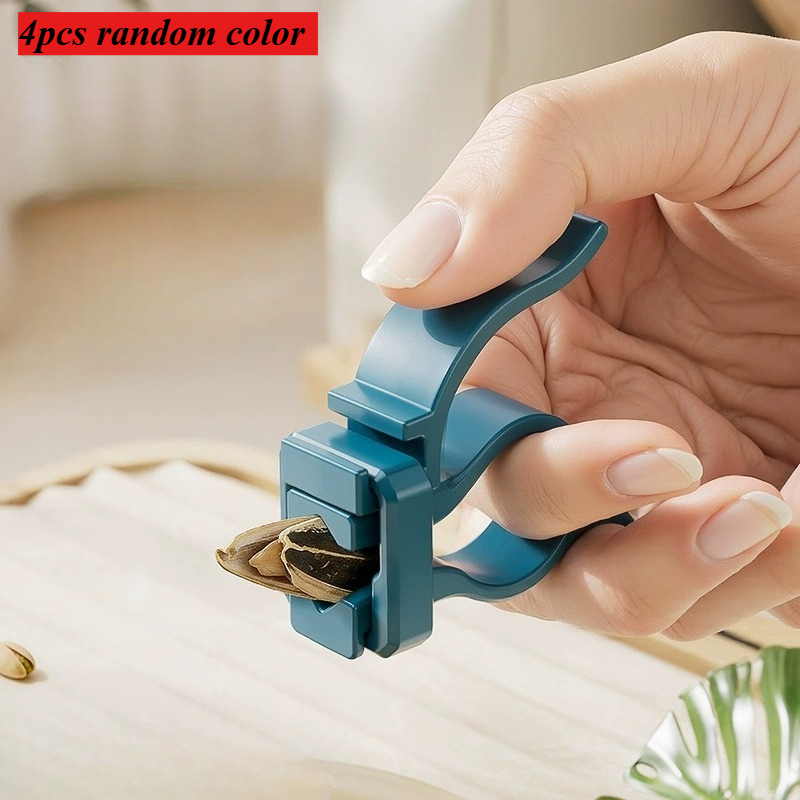 Kitchen Gadgets For Small Kitchens - 4個入り ランダムカラー クリエイティブ シンプル 小型 ナッツ・種子クラッカー