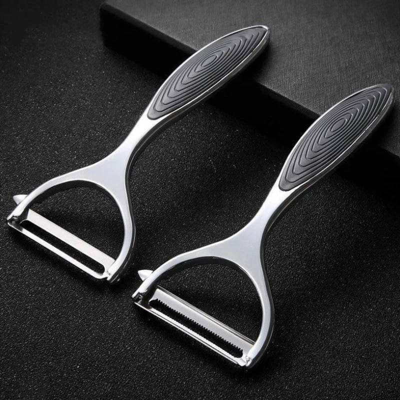 Household Kitchen Gadgets Vegetable Cutter Silk Cutter - 1PC ステンレス鋼野菜の皮むき器ジャガイモの皮むき器多機能ニンジンおろし金フルーツツールキッチンアクセサリー料理 Pelador