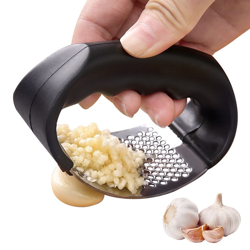 Kitchen Gadgets In China - ステンレス製ガーリックプレスクラッシャー手動ガーリックミンサー、ニンニクみじん切りツール、果物・野菜ツール、キッチンアクセサリー、ガジェット