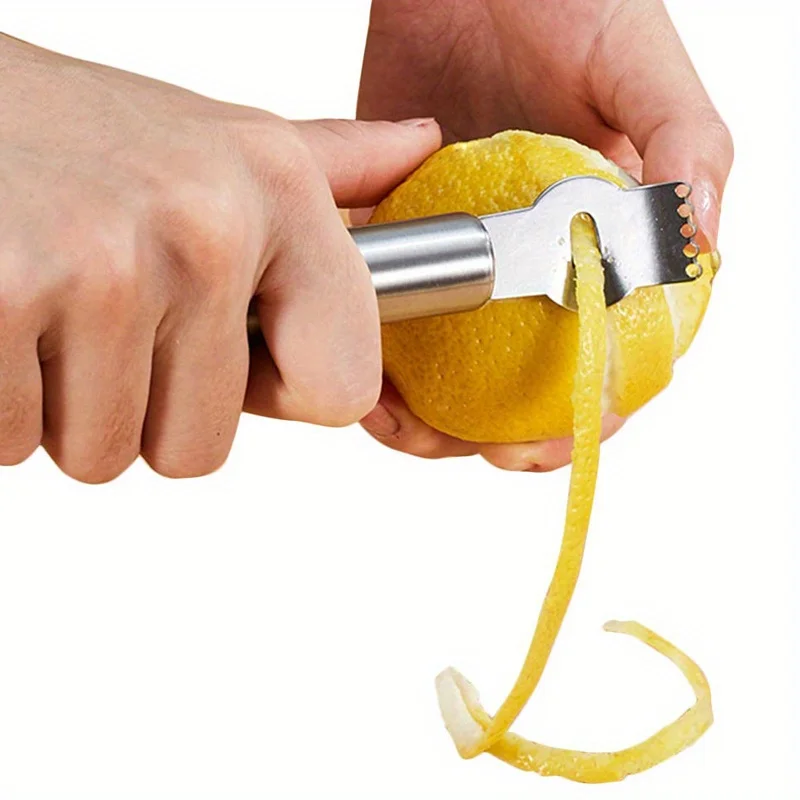 1pc レモンゼスターグレーター ステンレス鋼ピーラー キッ - Household Kitchen Gadgets Vegetable Cutter Silk Cutter のレビューと価格