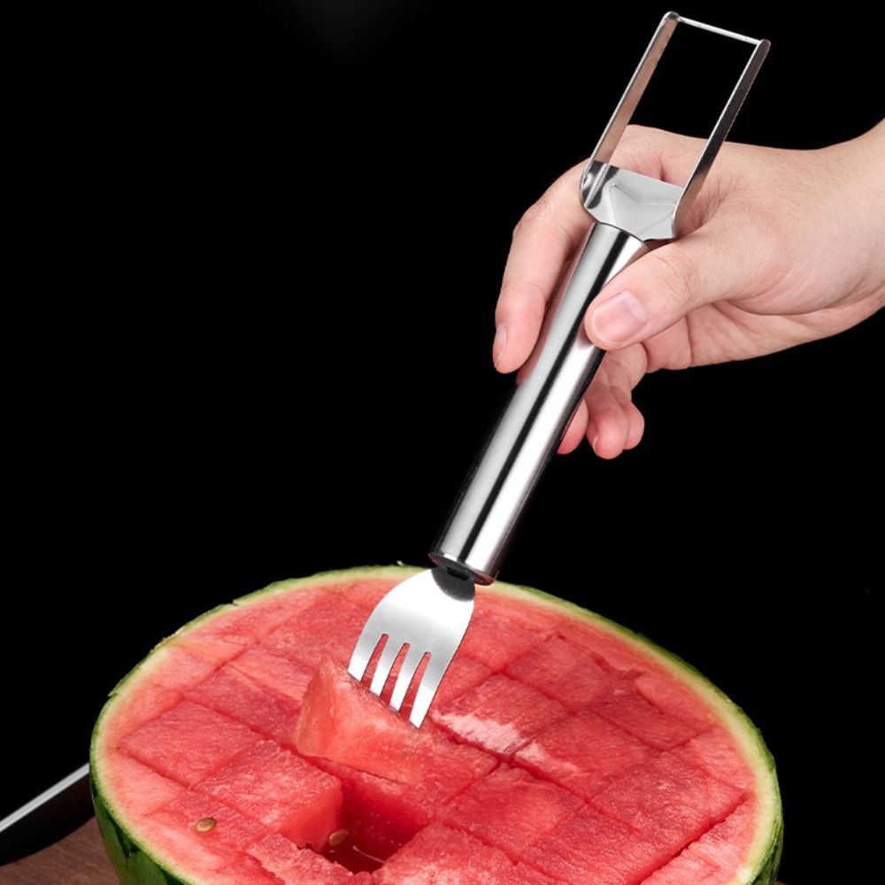 ステンレス製スイカカッター5個セット。錆びにくく、両手で持ち - Watermelon Slicer Cutter のレビューと価格