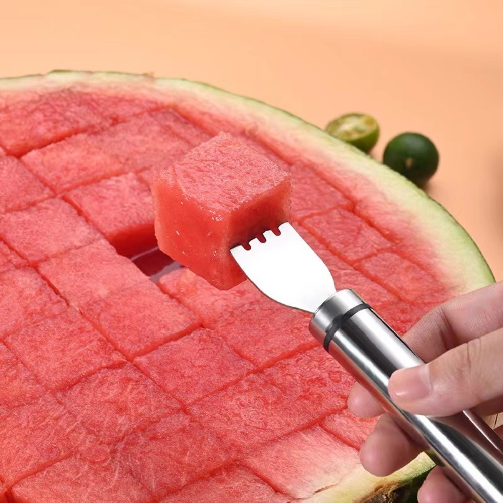 ステンレス製スイカカッター5個セット。錆びにくく、両手で持ち - Watermelon Slicer Cutter のレビューと価格