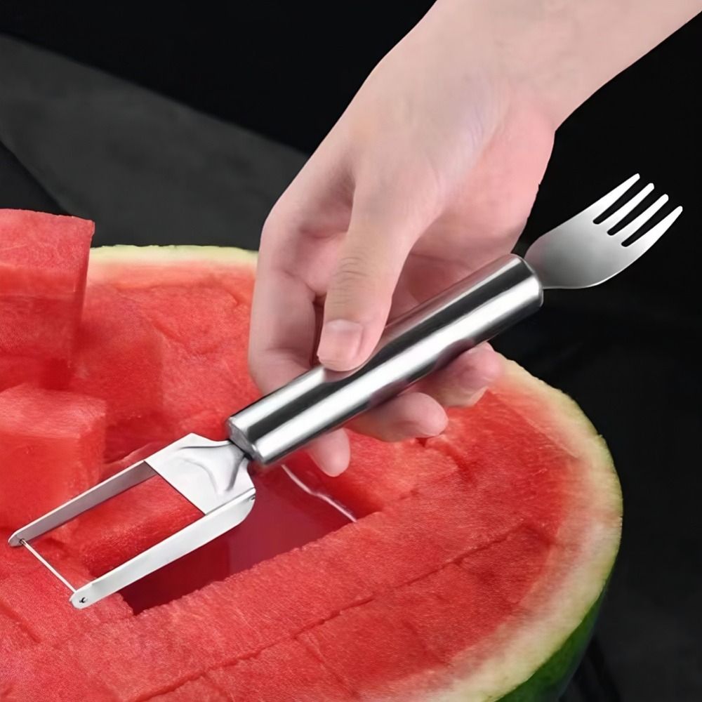 ステンレス製スイカカッター5個セット。錆びにくく、両手で持ち - Watermelon Slicer Cutter のレビューと価格