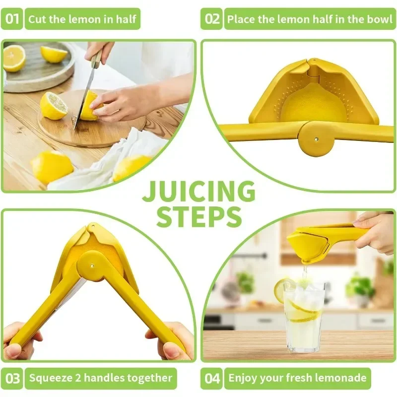 新しいキッチン用品 レモン絞り器 手動レモンフルーツ絞り器  - Citrus Lemon Squeezer のレビューと価格
