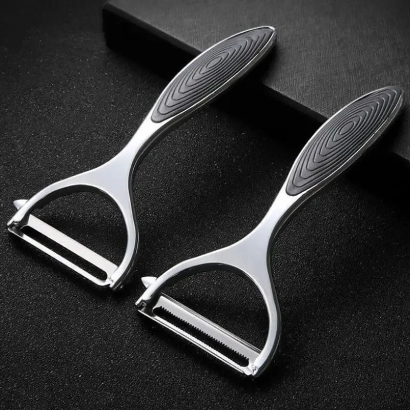 1PC ステンレス鋼野菜の皮むき器ジャガイモの皮むき器キッチ - Household Kitchen Gadgets Vegetable Cutter Silk Cutter のレビューと価格