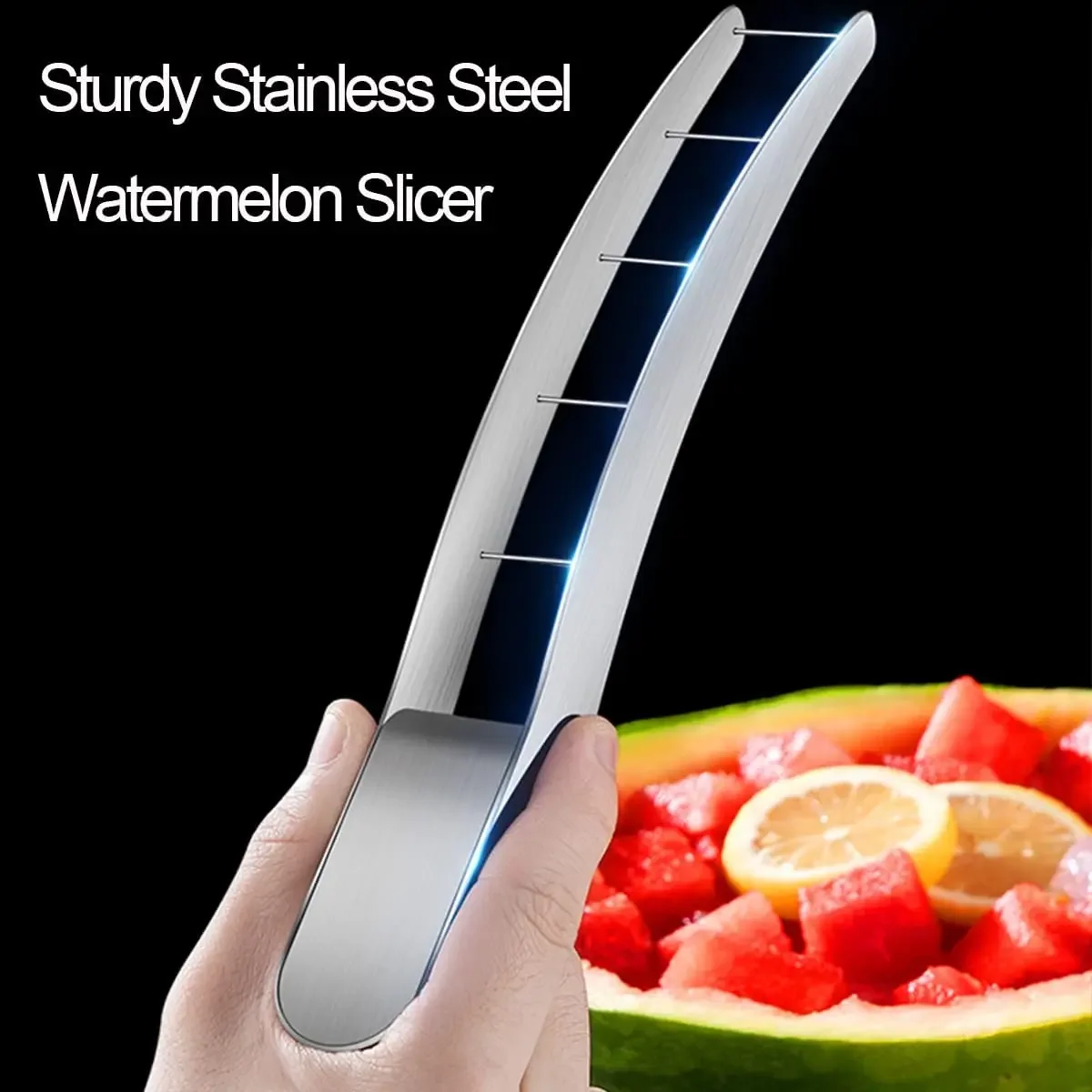 304ステンレス鋼スイカナイフ、家庭用果物掘りボールナイフ、 - Watermelon Slicer Cutter のレビューと価格