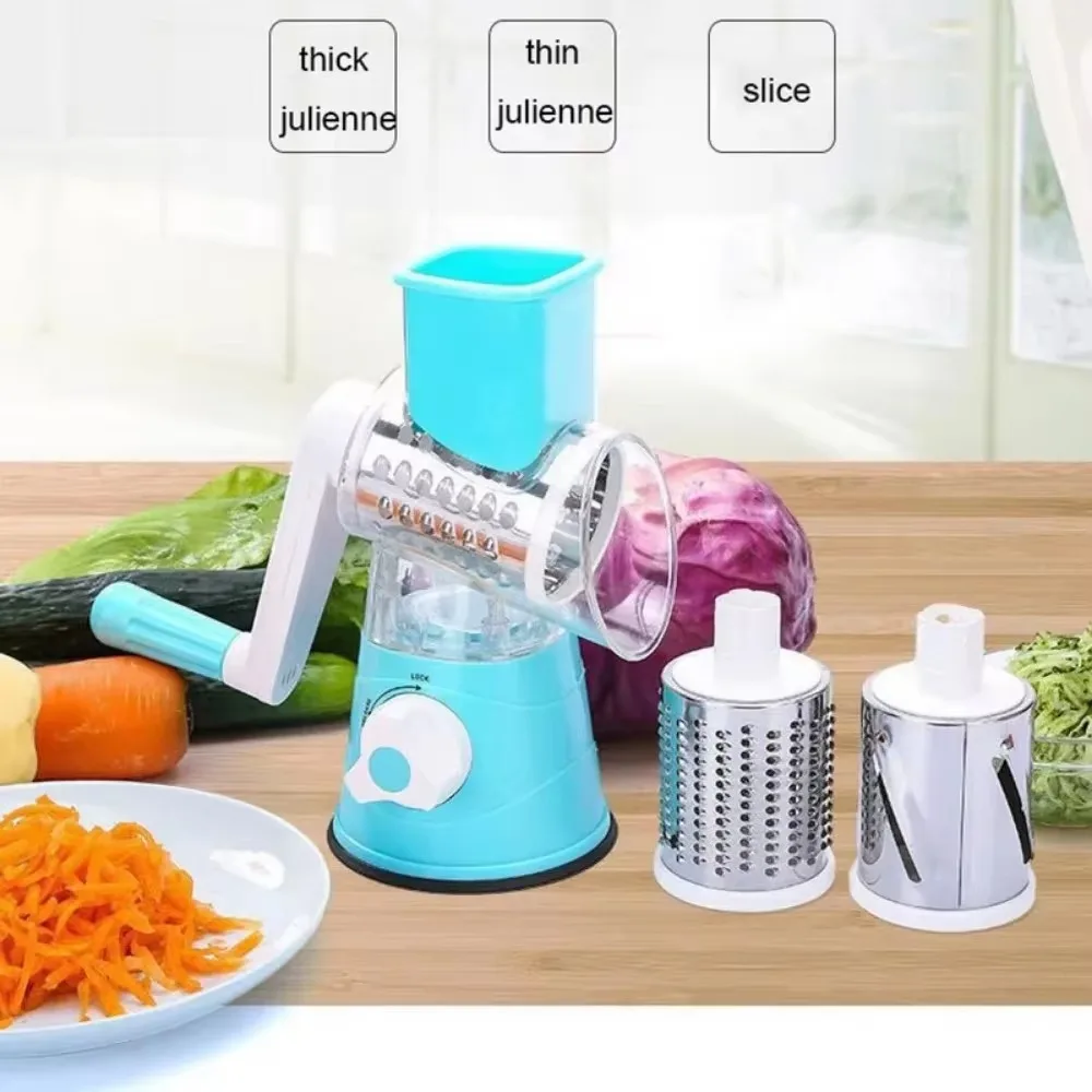 手動ロータリーおろし金チーズと野菜ポテトスライサーマンドリン - Kitchen Gadgets In China のレビューと価格