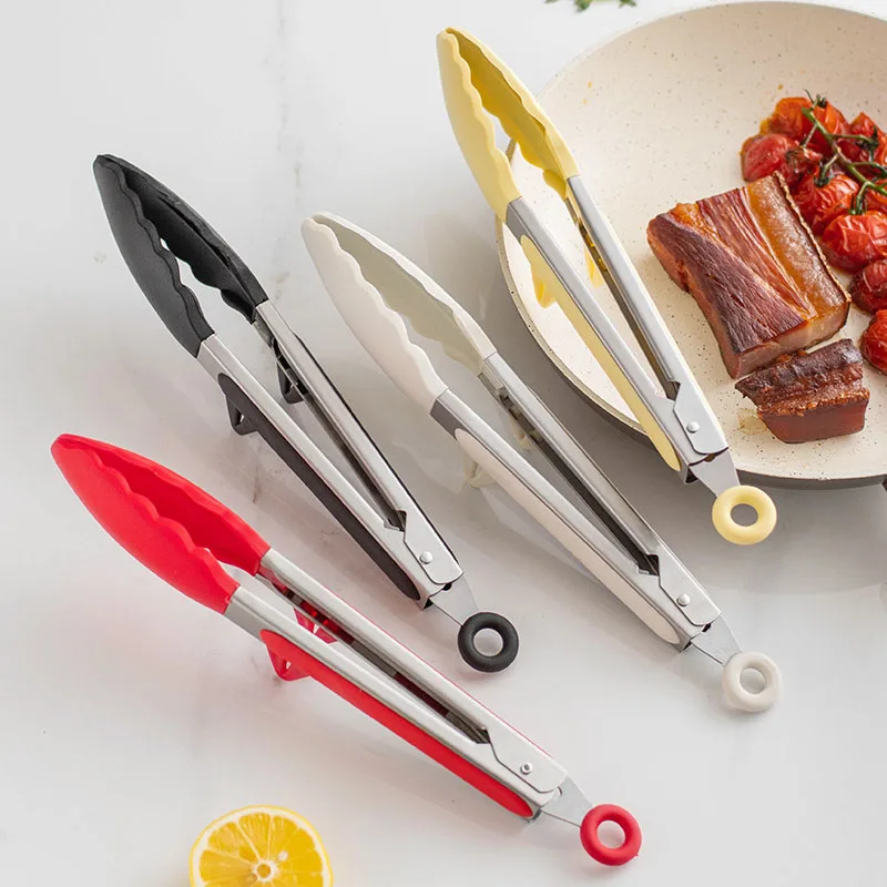 シリコン滑り止めクッキングクリップ,10インチステンレス鋼フ - Kitchen Gadgets Under $10 のレビューと価格