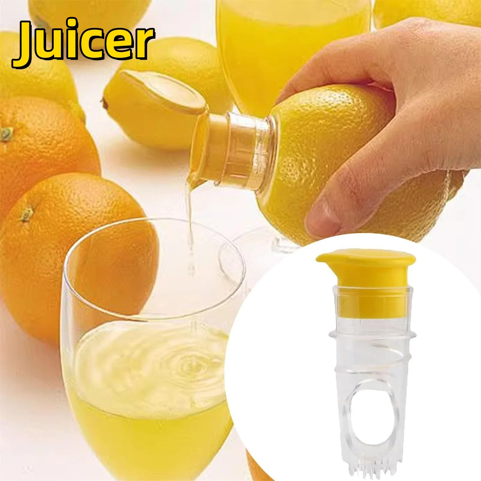 新しいプラスチック手動シトラスジューサーミニレモンジューサー - Kitchen Gadgets Juicer のレビューと価格