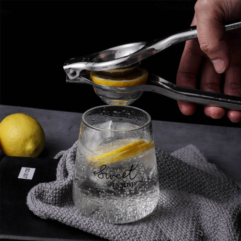 レモンスクイーザー ステンレス製 手動ジューサー キッチンア - Citrus Lemon Squeezer のレビューと価格
