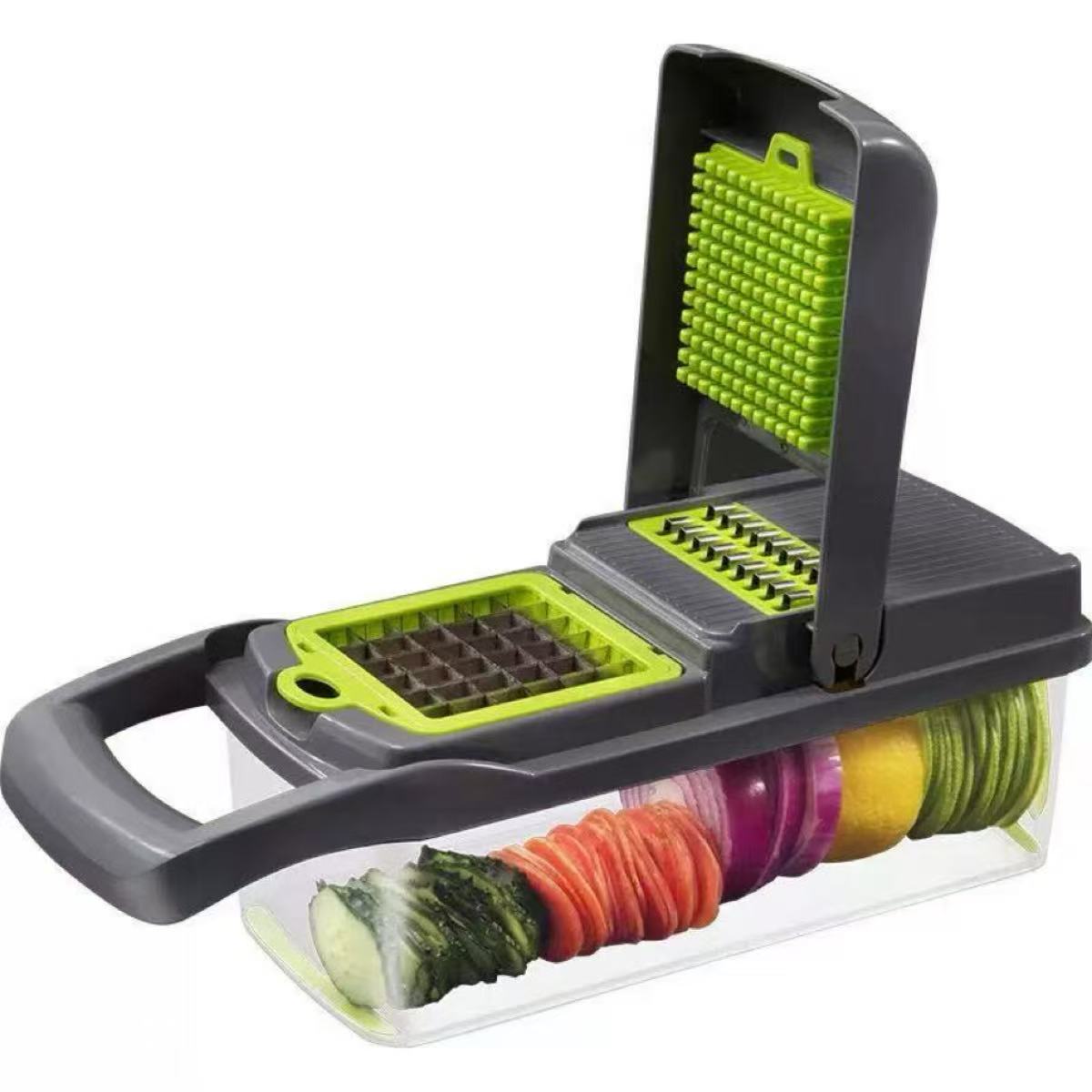 野菜カッター多機能スライサー果物皮むき器ニンジンおろし金キッ - Household Kitchen Gadgets Vegetable Cutter Silk Cutter のレビューと価格