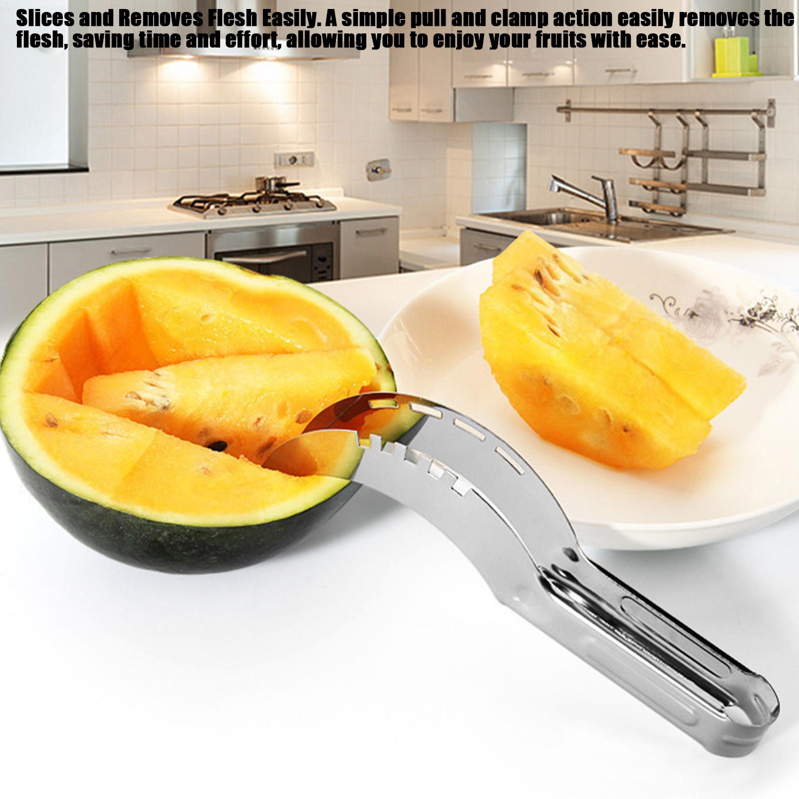 スイカスライサー ノンスリップグリップ 人間工学に基づいたキ - Watermelon Slicer Cutter のレビューと価格