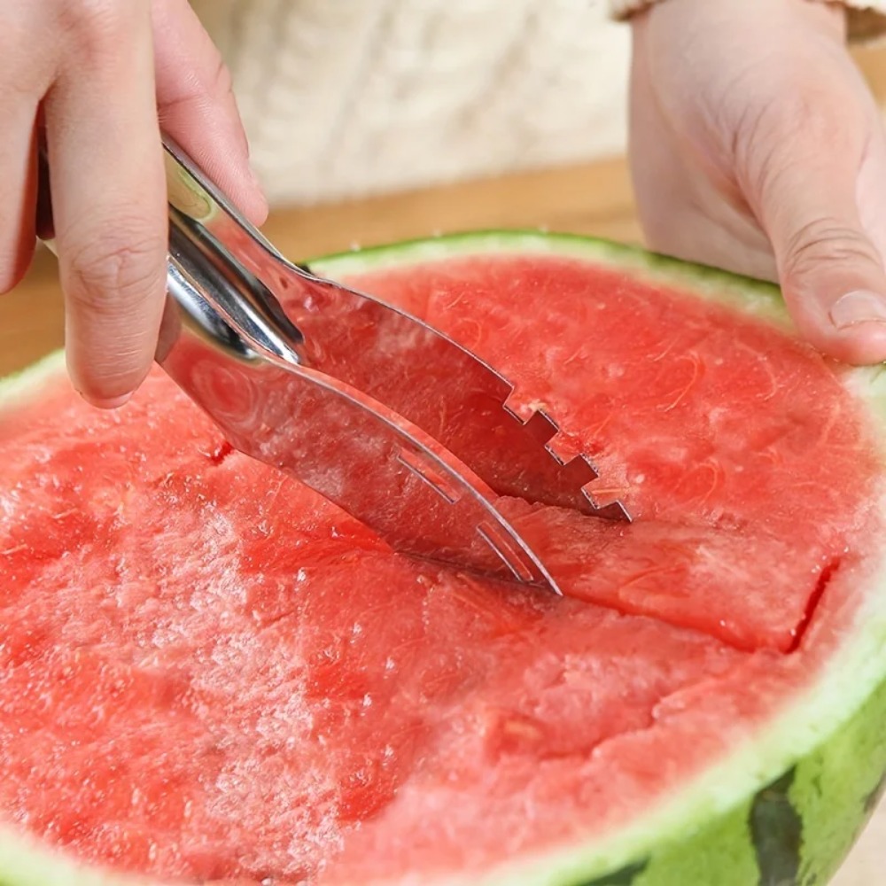 ステンレス鋼スイカスライサーラップハンドルカッターメロンカッ - Watermelon Slicer Cutter のレビューと価格