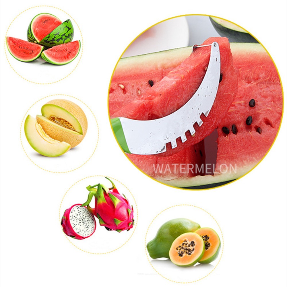 ステンレス鋼スイカスライサーラップハンドルカッターメロンカッ - Watermelon Slicer Cutter のレビューと価格