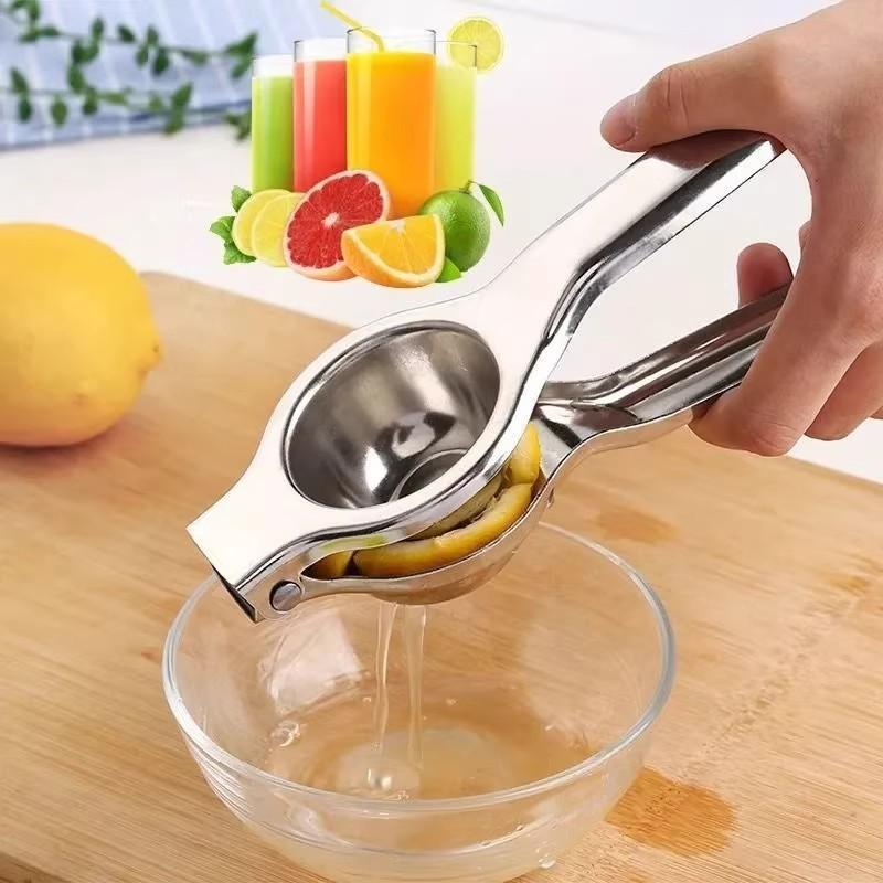 手動柑橘類ジューサー 1個入り 高耐久ステンレス製 ハンドレ - Citrus Lemon Squeezer のレビューと価格