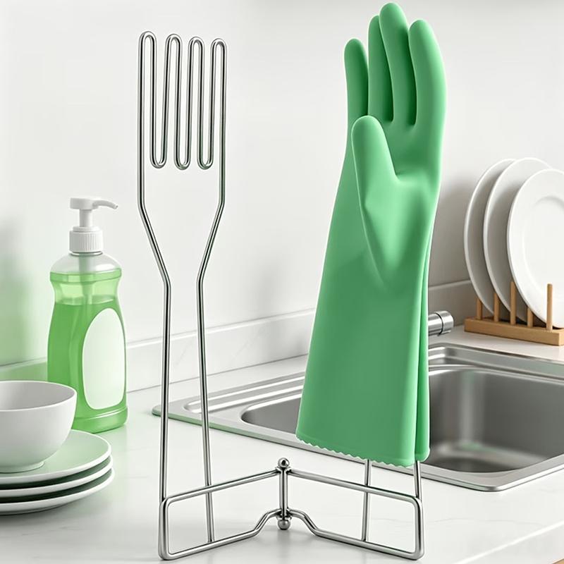 折りたたみ式縦型水切りラック多目的二重キッチン手袋乾燥サポー - Kitchen Gadgets Holder のレビューと価格