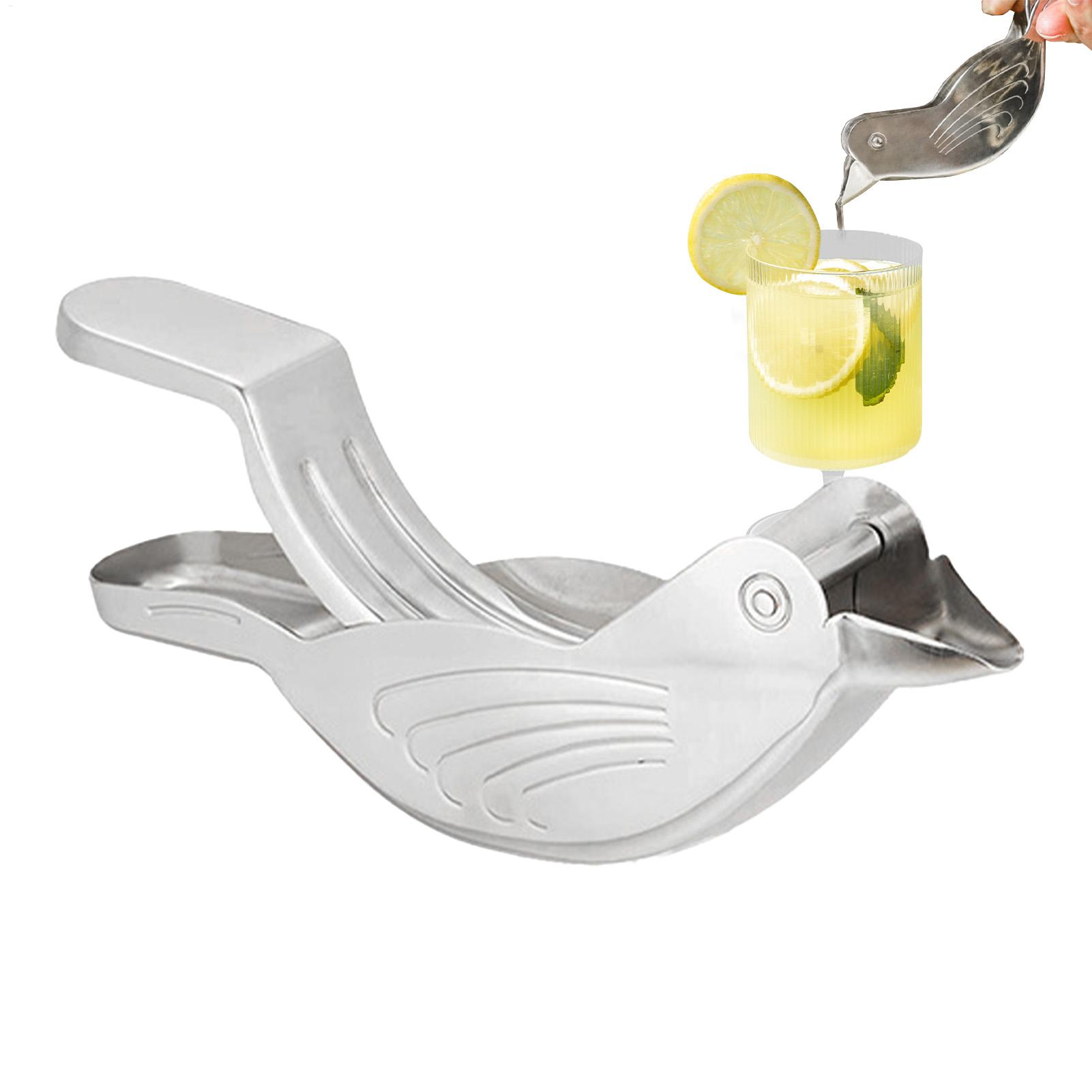 シルバー鳥の形のレモンジューサーステンレス鋼手動シトラス絞り - Citrus Lemon Squeezer のレビューと価格