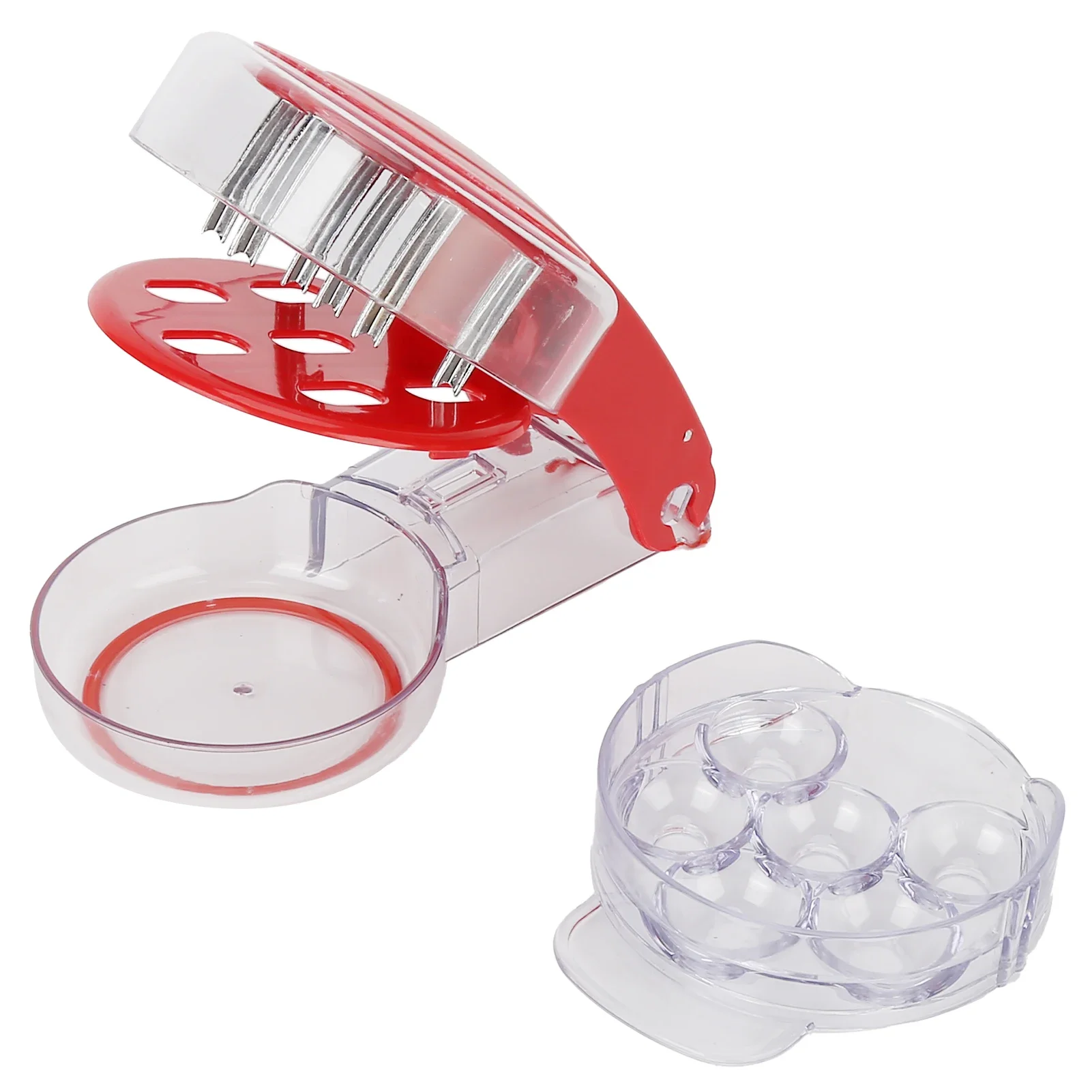 赤いナツメヤシの種取り器新しい家庭用アクセサリープレス式チェ - Kitchen Gadgets In China のレビューと価格