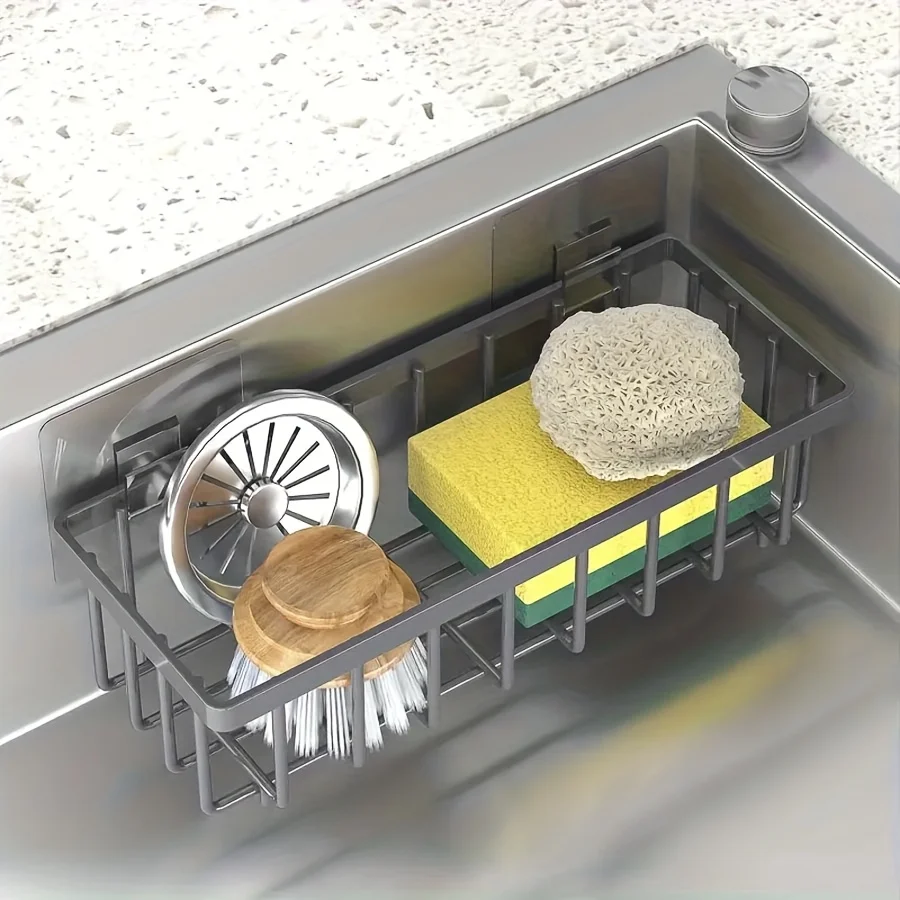 簡単に設置できるキッチンシンクオーガナイザー、穴あけ不要、ス - Kitchen Gadgets Holder のレビューと価格