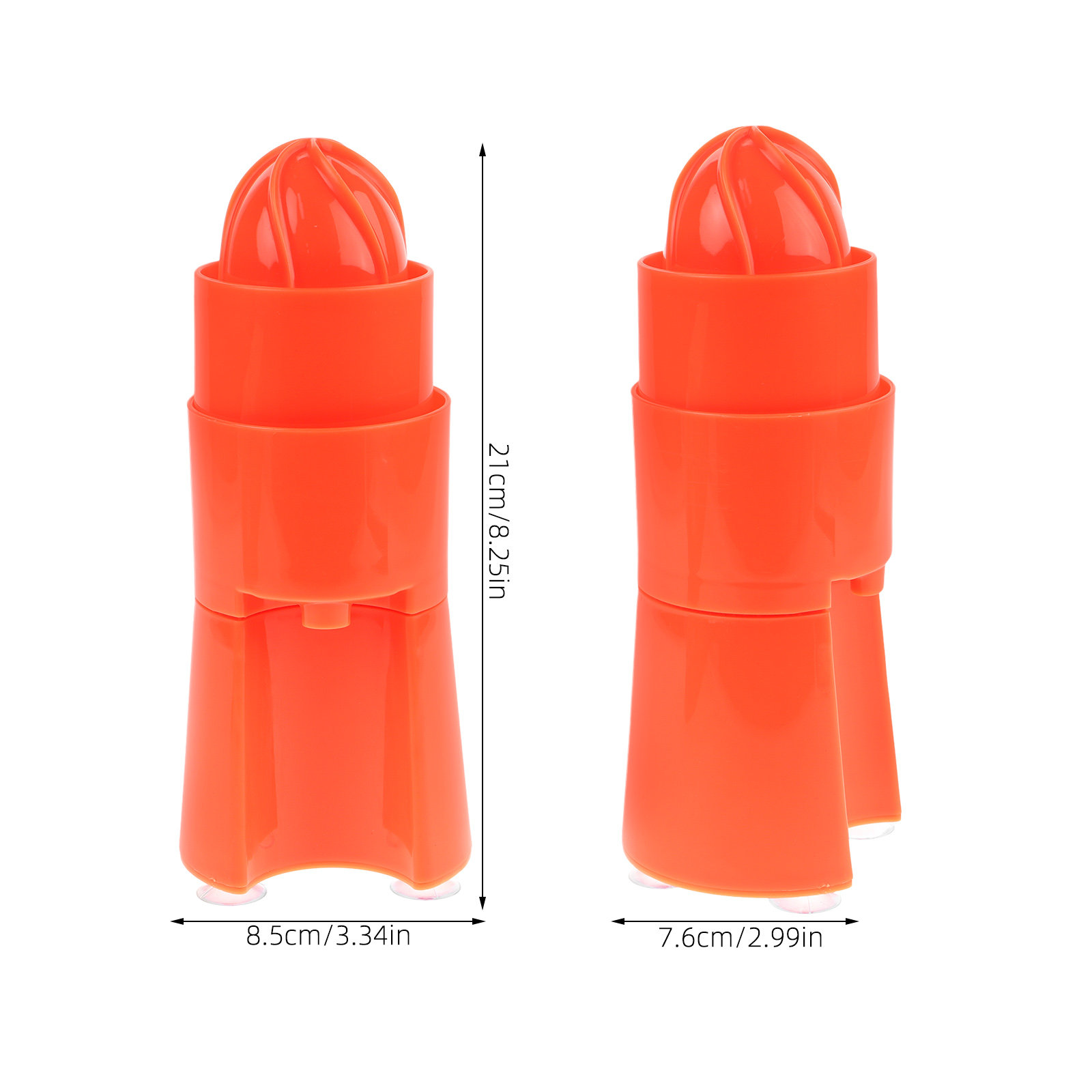 コンパクトな手動ジューサー。小型のフルーツや柑橘類用。取り外 - Citrus Lemon Squeezer のレビューと価格