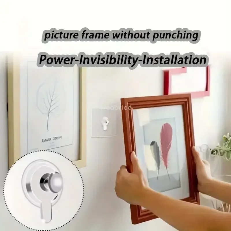 写真立て用フック、収納ラック、ネジ固定具、ドアハンガー、自己 - Kitchen Gadgets Holder のレビューと価格