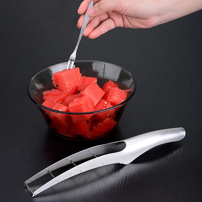 スイカ切断機夏スイカスライダー汚れた手多機能スライサーメロン - Watermelon Slicer Cutter のレビューと価格