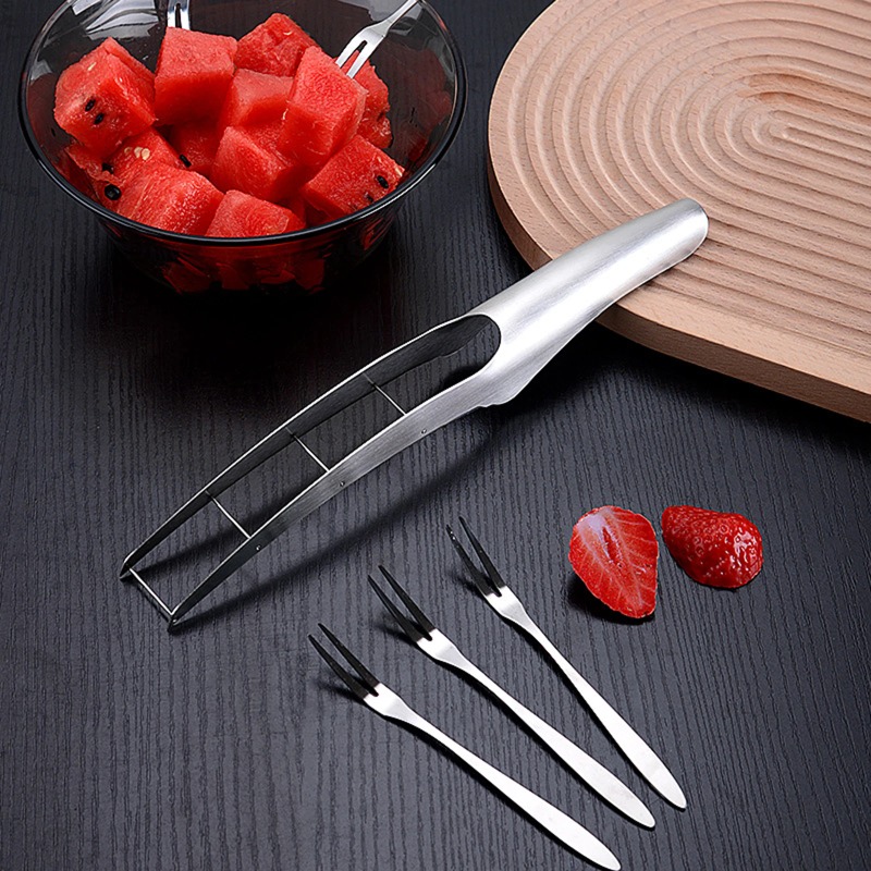 スイカ切断機夏スイカスライダー汚れた手多機能スライサーメロン - Watermelon Slicer Cutter のレビューと価格