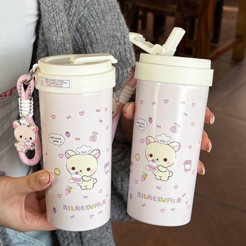 500ml ケーキ柄リトルベアプリント コリラックマ ダブル - Kitchen Gadgets Aliexpress のレビューと価格