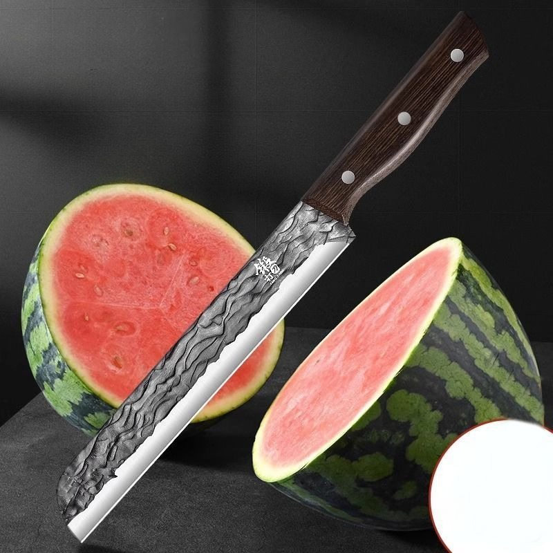 鍛造フルーツナイフは、果物屋がスイカのスライスを切るための特 - Watermelon Slicer Cutter のレビューと価格