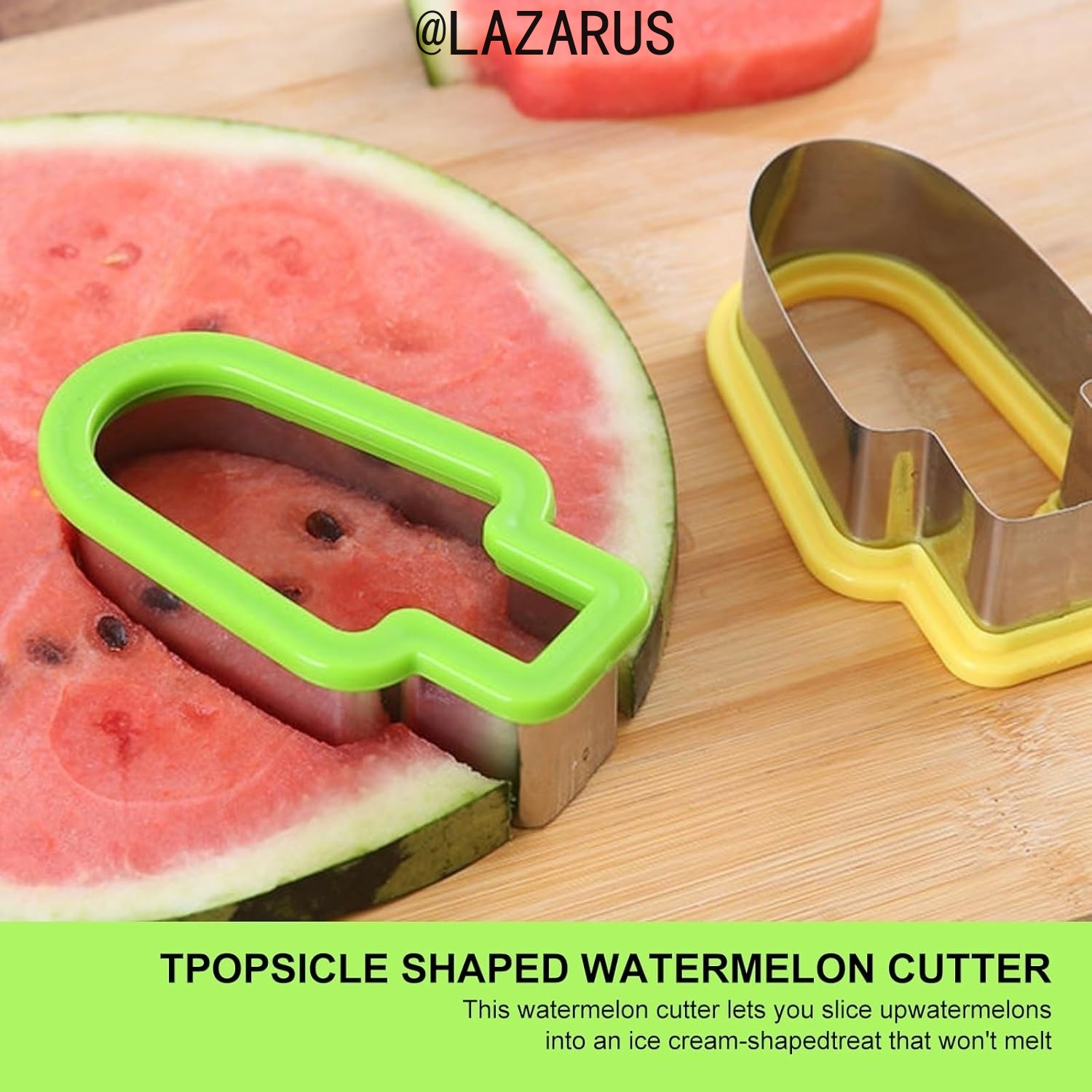 ステンレス製スイカキューブカッター – ワンタッチクイックス - Watermelon Slicer Cutter のレビューと価格