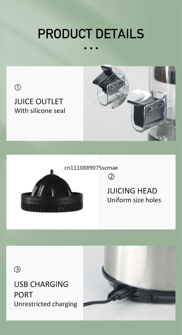 USB充電式ポータブル電動シトラスジューサー、旅行、ジム、ピ - Citrus Lemon Squeezer のレビューと価格