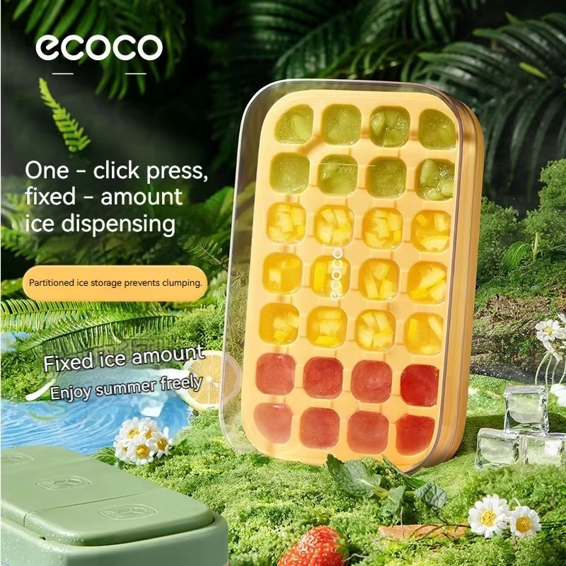 漫画風アイスキューブモールドトレイ プレス式 定量 21/2 - Kitchen Gadgets In China のレビューと価格
