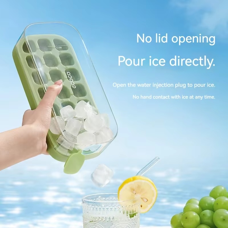 漫画風アイスキューブモールドトレイ プレス式 定量 21/2 - Kitchen Gadgets In China のレビューと価格
