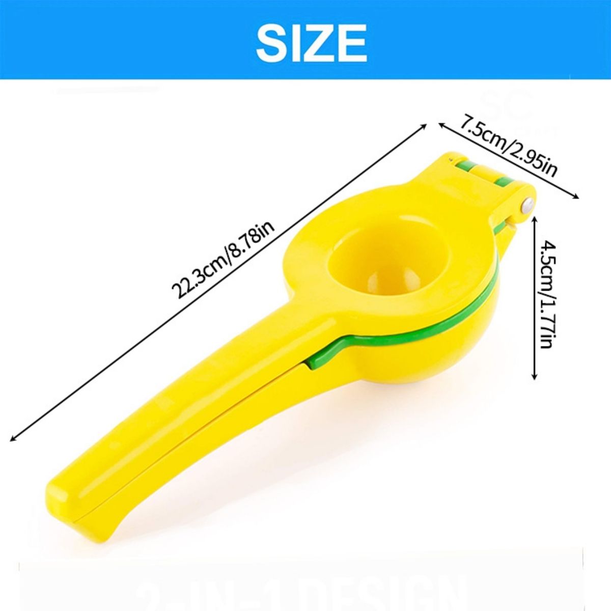 金属製ハンドプレス柑橘ジューサー、頑丈な手動レモン絞り器、お - Citrus Lemon Squeezer のレビューと価格