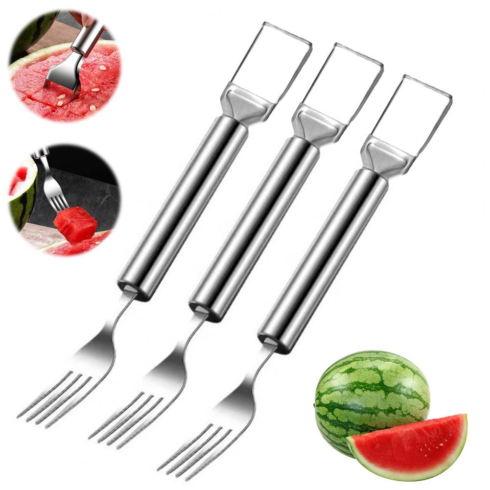 ステンレス製スイカフォーク スイカカッターフォーク ステンレ - Watermelon Slicer Cutter のレビューと価格