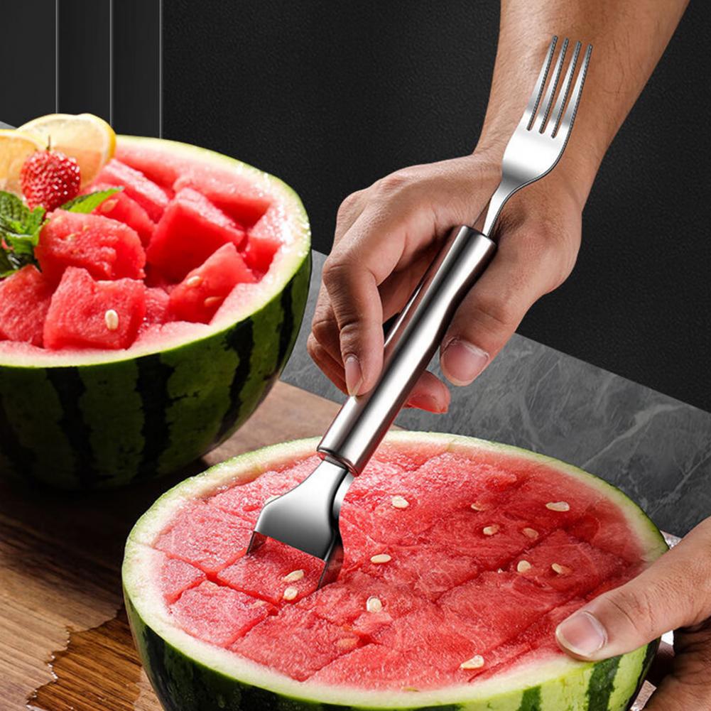 ステンレス製スイカフォーク スイカカッターフォーク ステンレ - Watermelon Slicer Cutter のレビューと価格