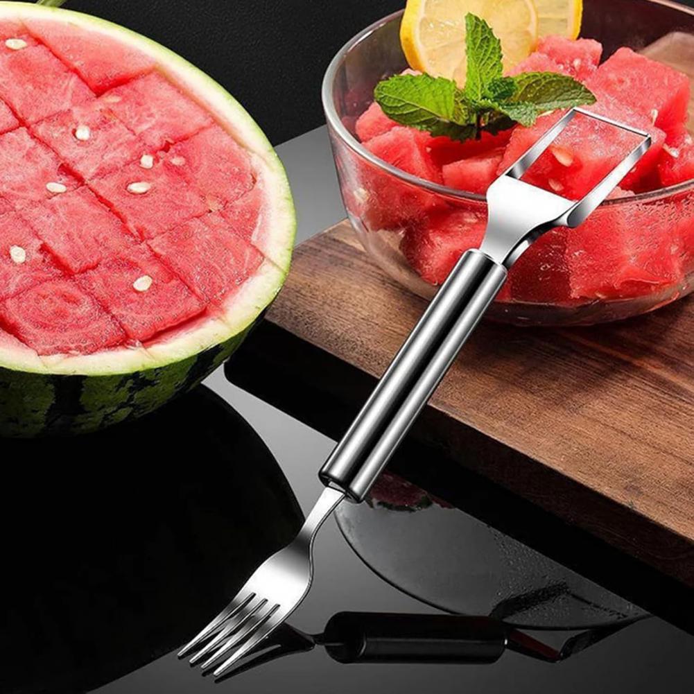 ステンレス製スイカフォーク スイカカッターフォーク ステンレ - Watermelon Slicer Cutter のレビューと価格