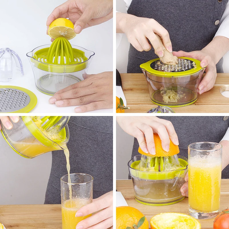 手動式シトラスレモンオレンジジューサー、内蔵計量カップとグレ - Citrus Lemon Squeezer のレビューと価格